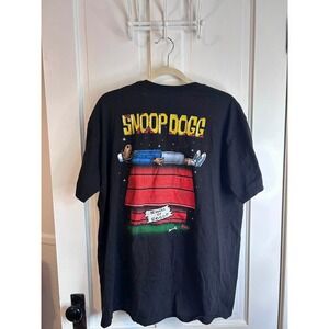 Joe Cool Snoop Dogg Graphic T-Shirt Mens XL Black Tha Dogg Collection Tee
